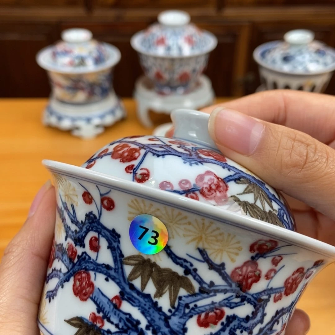 手绘现代茶具非古董