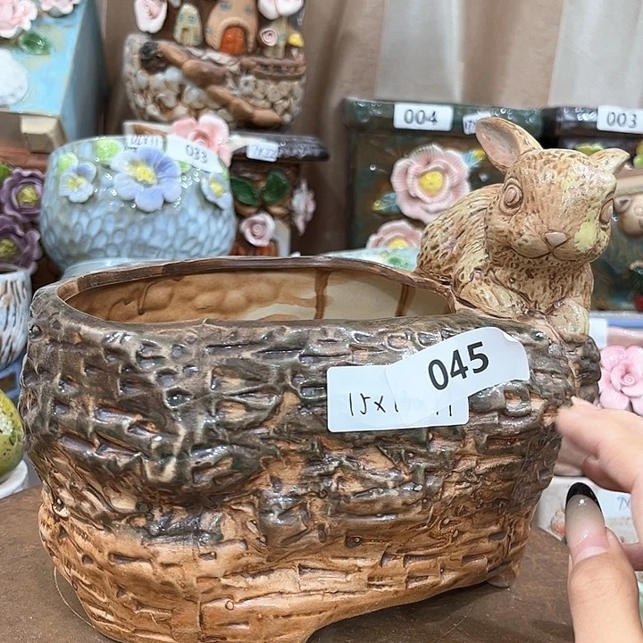 红陶粗陶多肉花盆