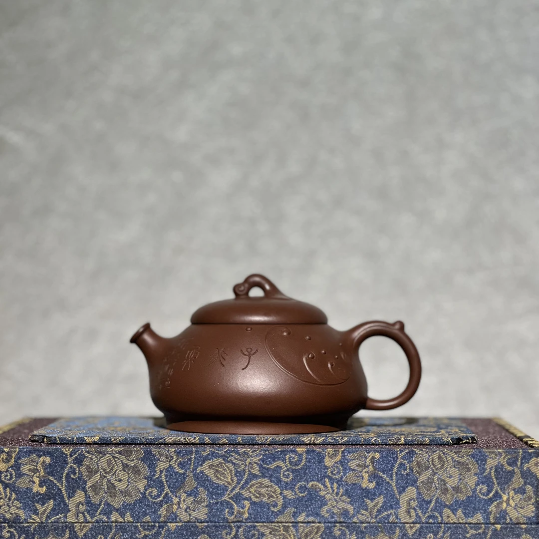 子非鱼，管能翠原创设计获奖作品200cc，宜兴原矿紫砂壶泡茶高档