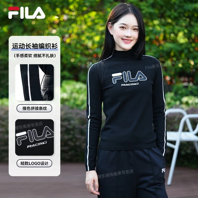 Fila/斐乐【双11抢先购】女流光风基础简约运动长袖F61W549499A