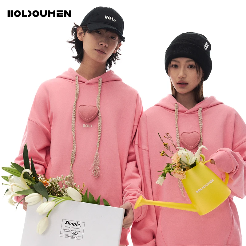 Holdoumen25春夏情人节限定款立体爱心情人节卫衣