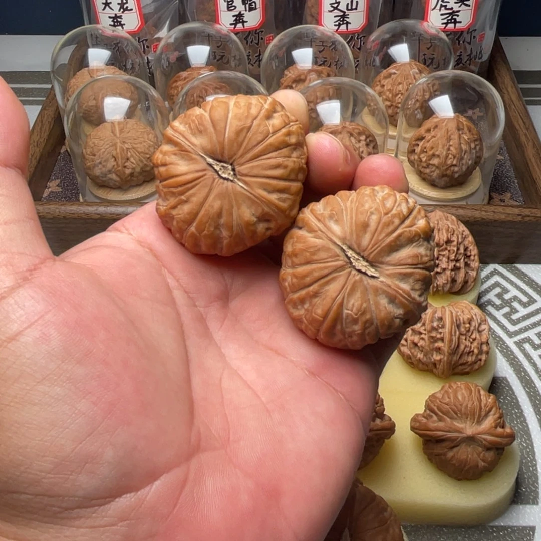 霹***囝文玩核桃吊坠43全品南瓜墩