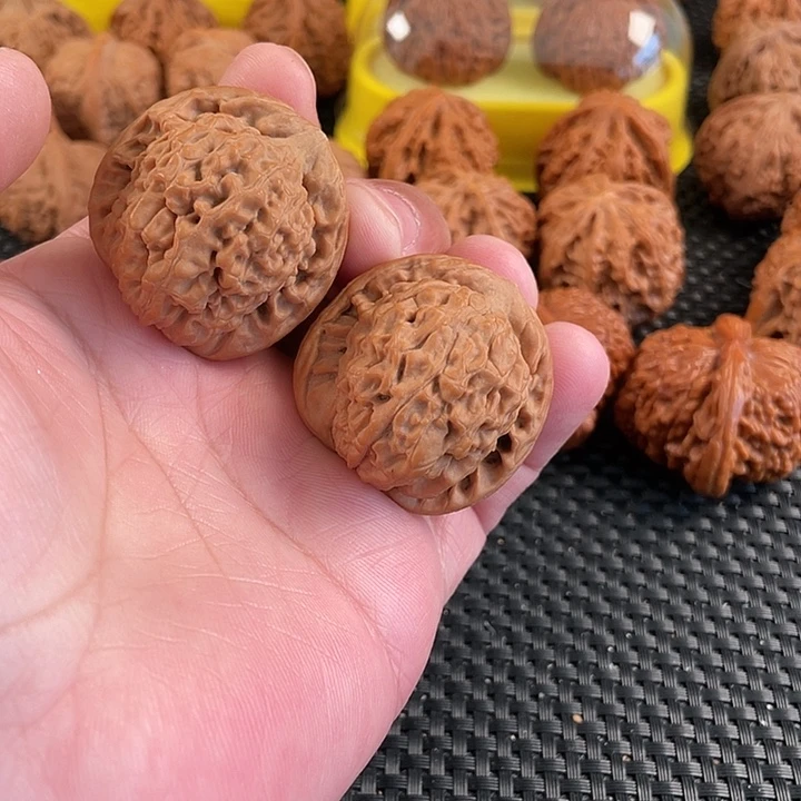 文玩核桃把件莲花39尺