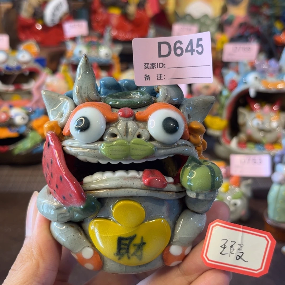 泥塑纯手工茶宠摆件