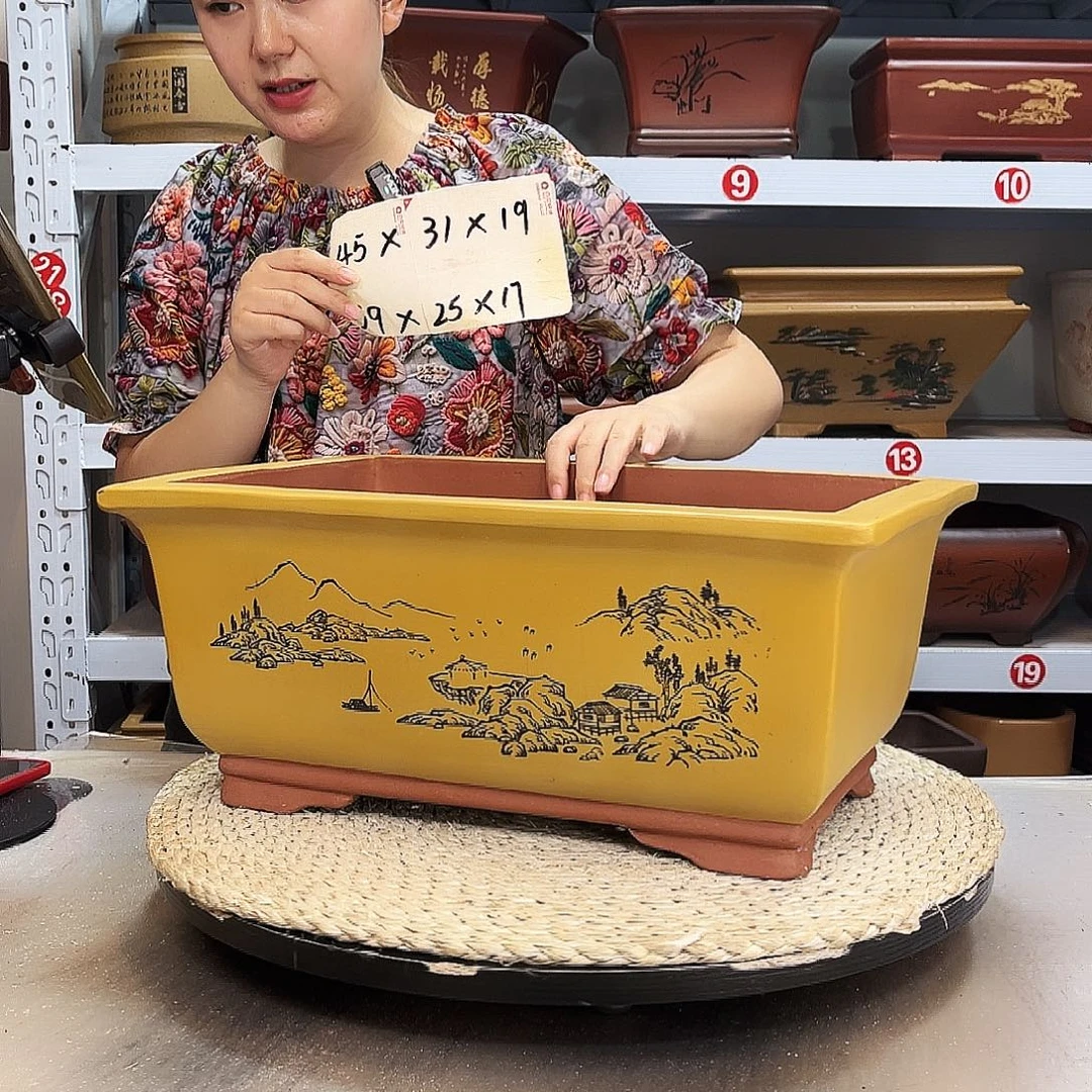 紫砂花盆紫砂花盆