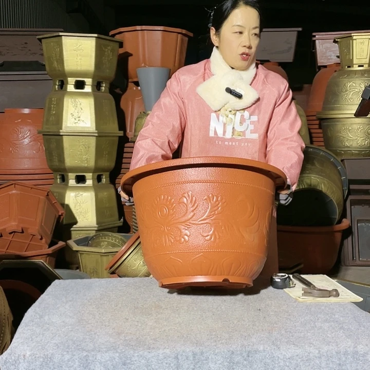 圆盆红色五零四个