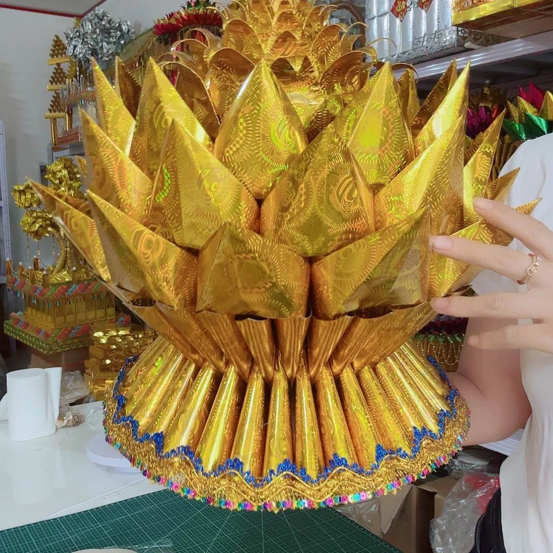 纸质大金链材料包【需自折自粘，不是成品】拍一发二