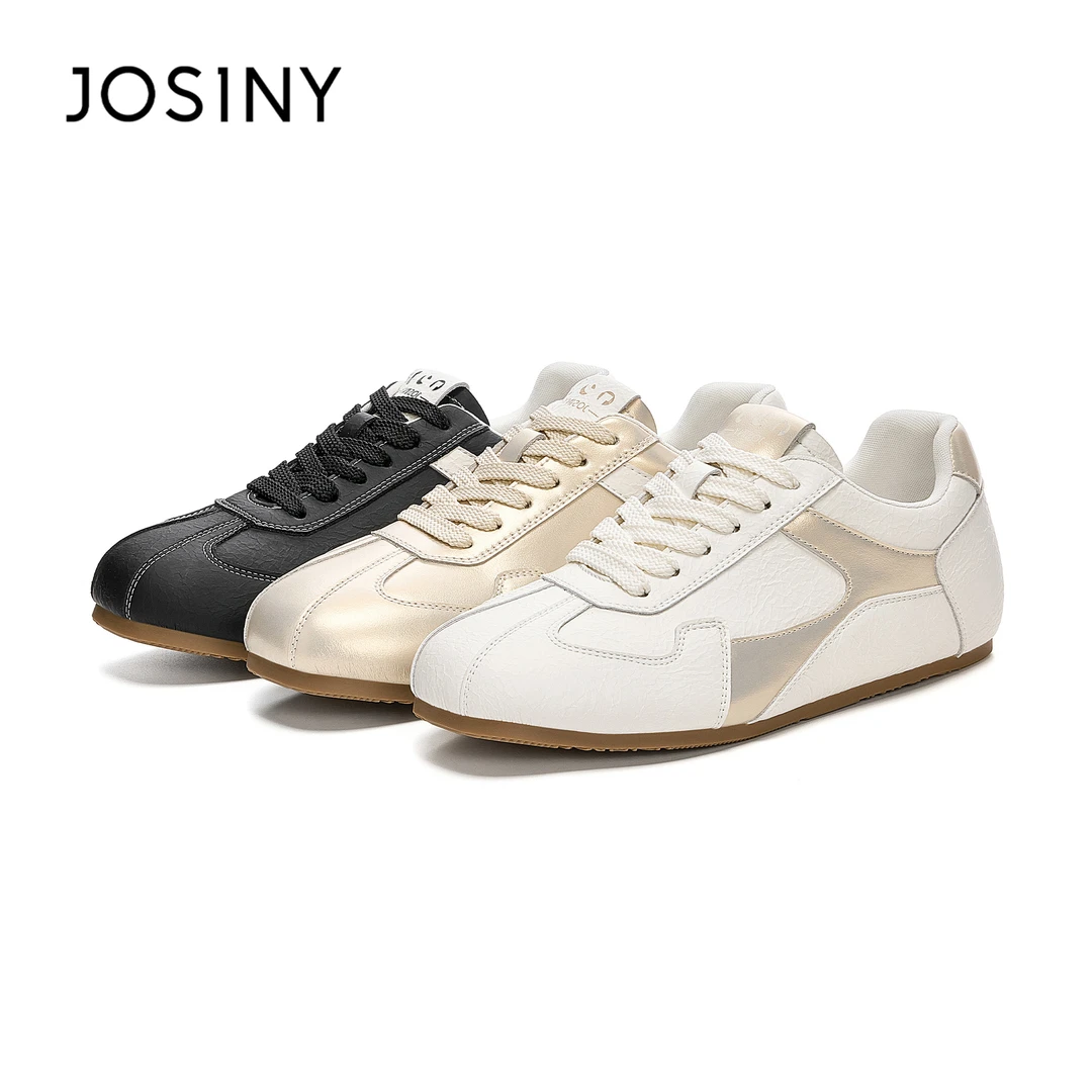 卓诗尼德训鞋内增高琥珀流光新款秋季复古潮流休闲软底平底德训鞋