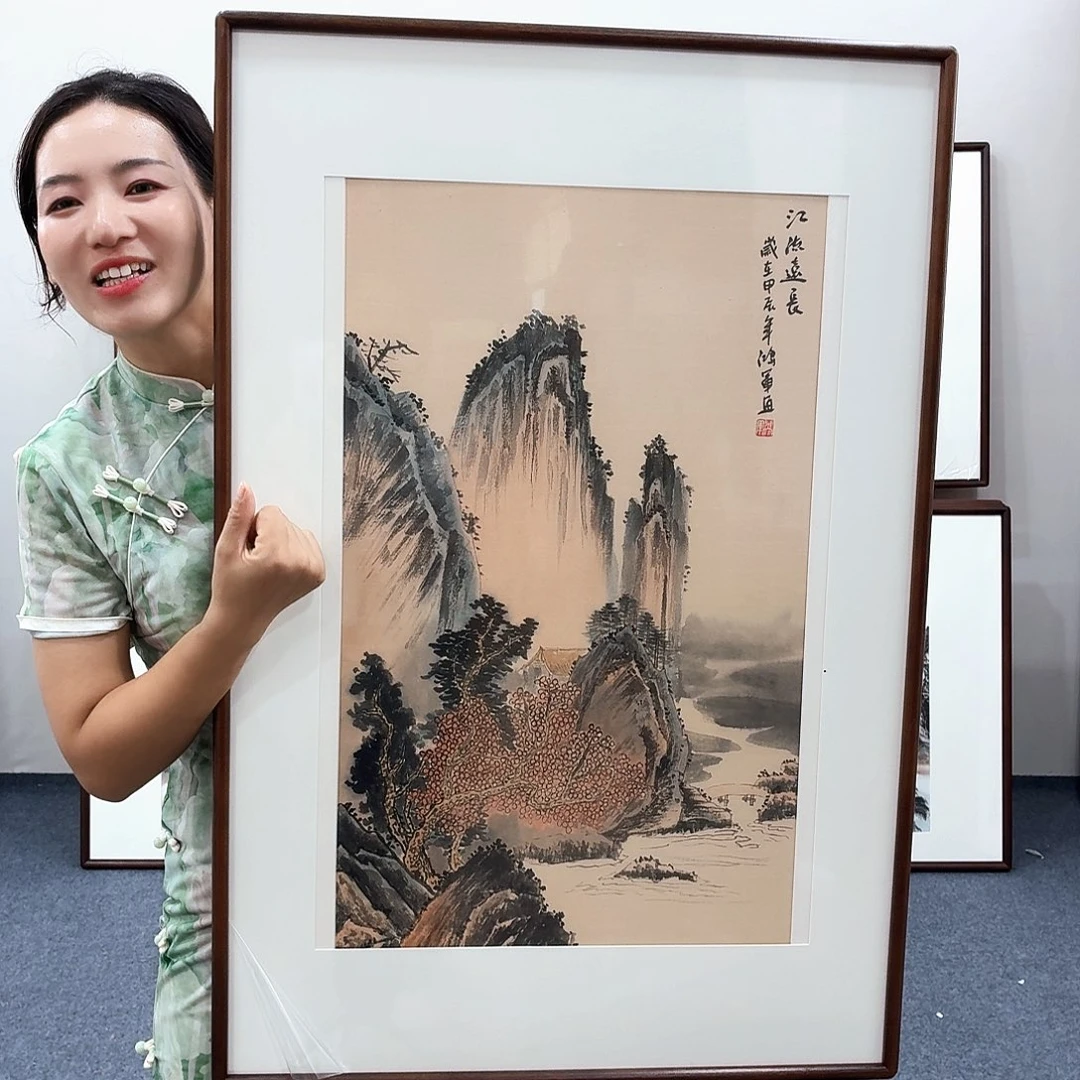 国画手绘作品90×60尺寸