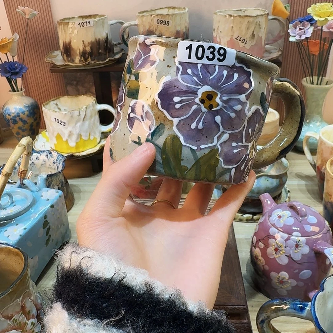 摆件陶韩国哈哈好尴尬个