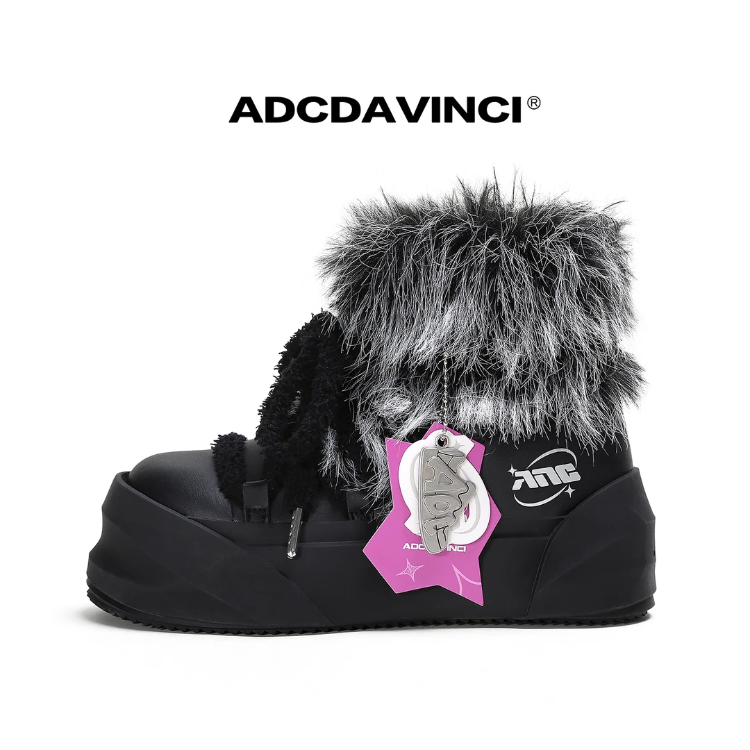 【老宋专属】ADC达芬奇秋冬保暖雪地靴 增高耐磨 时尚舒适百搭短筒