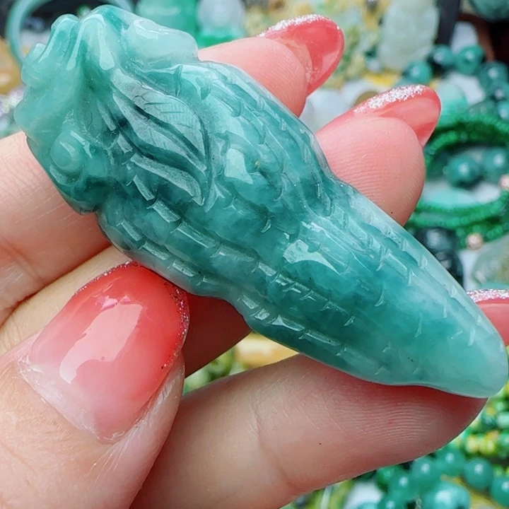 颈饰未镶嵌翡翠天然A货56