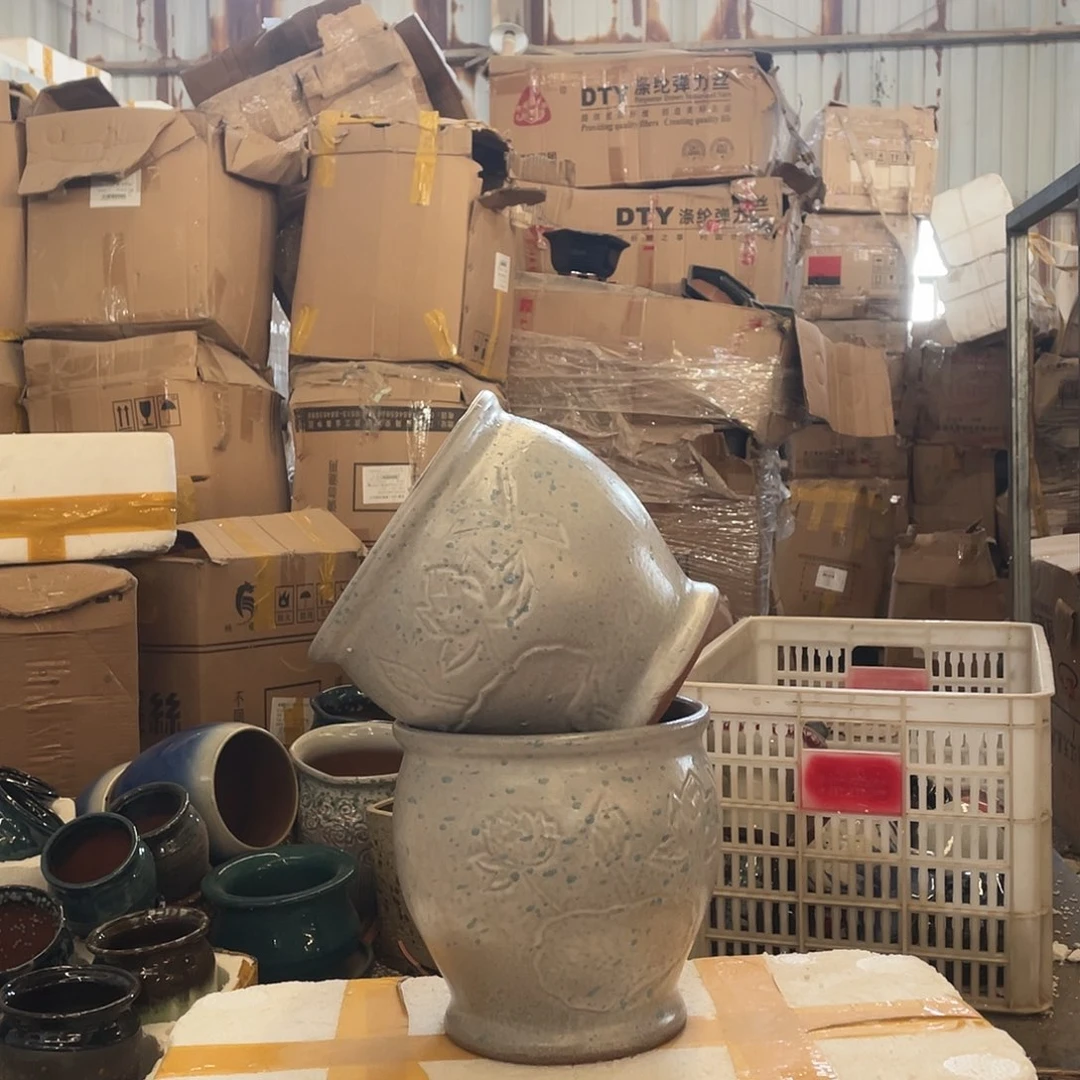 红陶宜兴紫砂花盆