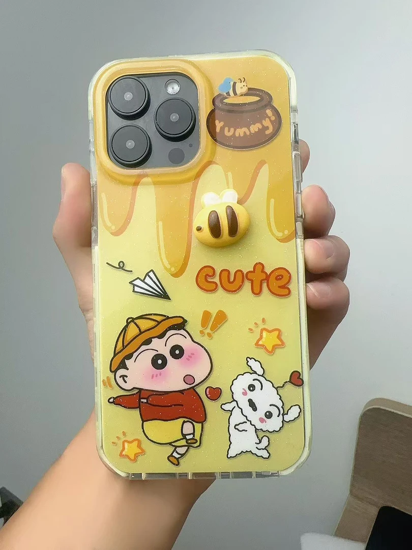 蜡笔小新卡通动画适用苹果多型号手机壳