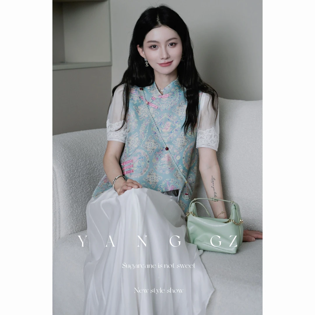 YANG GZ【珠联璧合】新中式生肖全家福马甲女 GZ5152GL602189