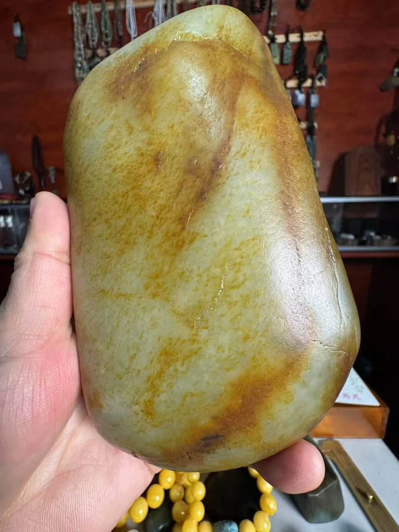 白玉洒金皮大方砖，原石原皮无修国家质检基地发货，规格尺寸见视频