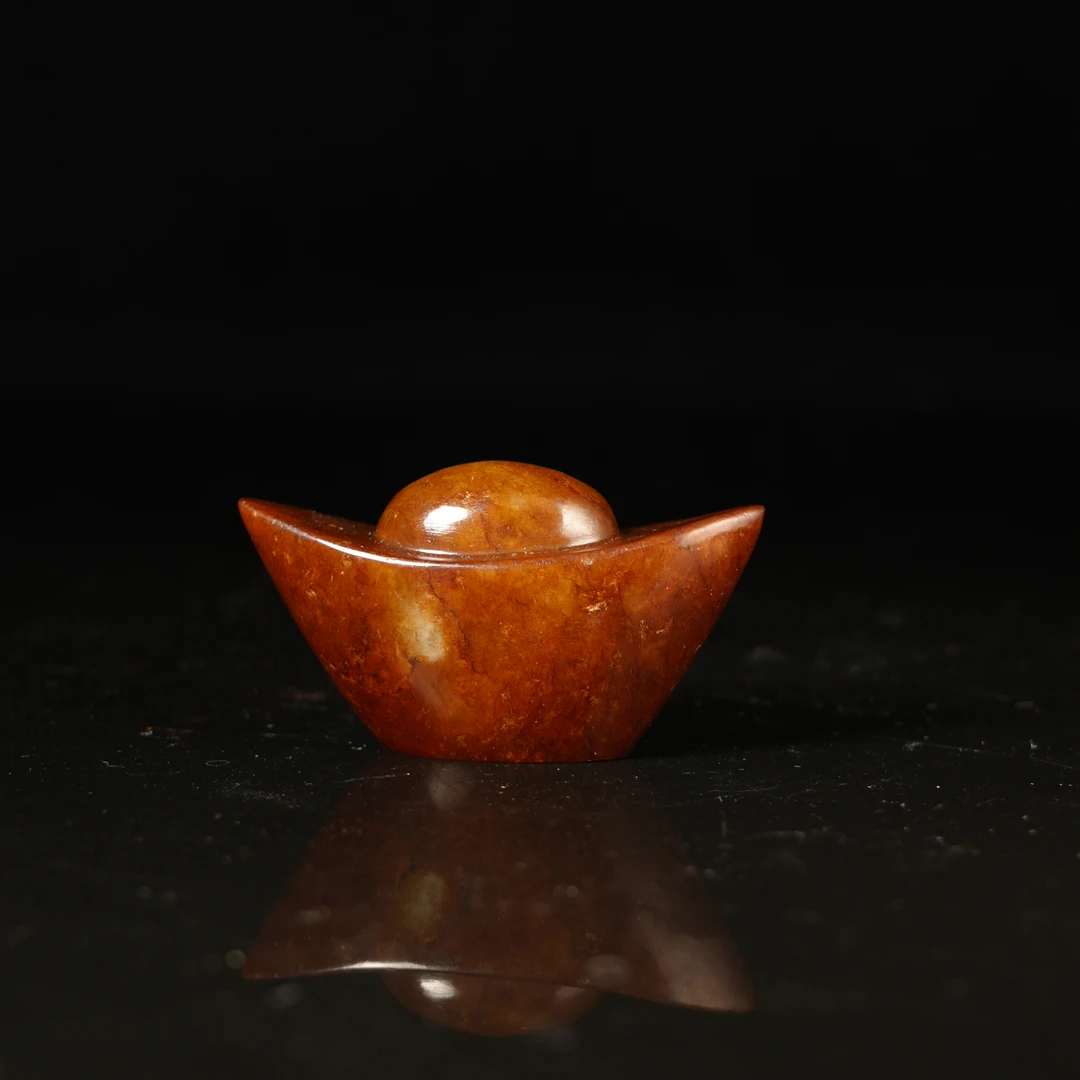 12MM45   清   和田玉元宝