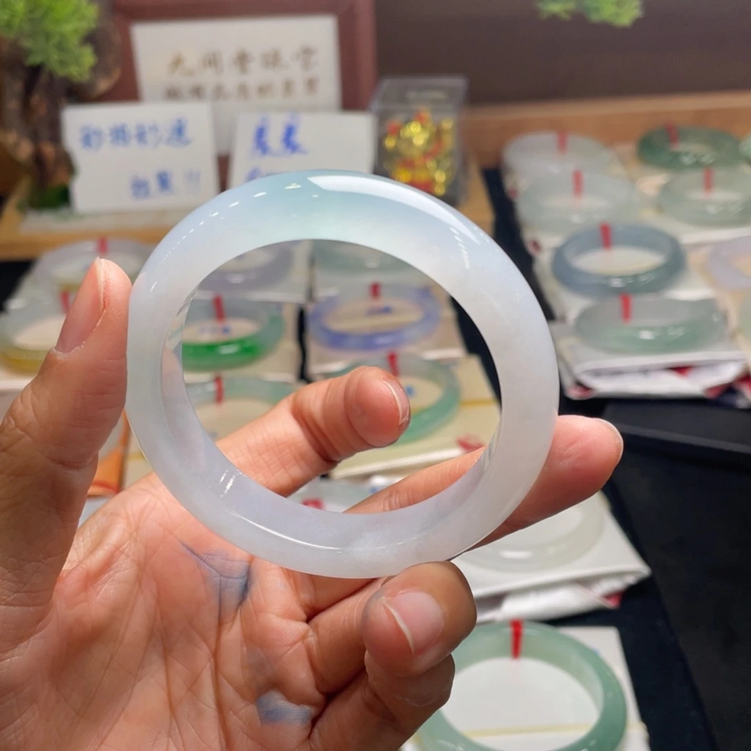 翡翠手镯未镶嵌55天然翡翠A货分单