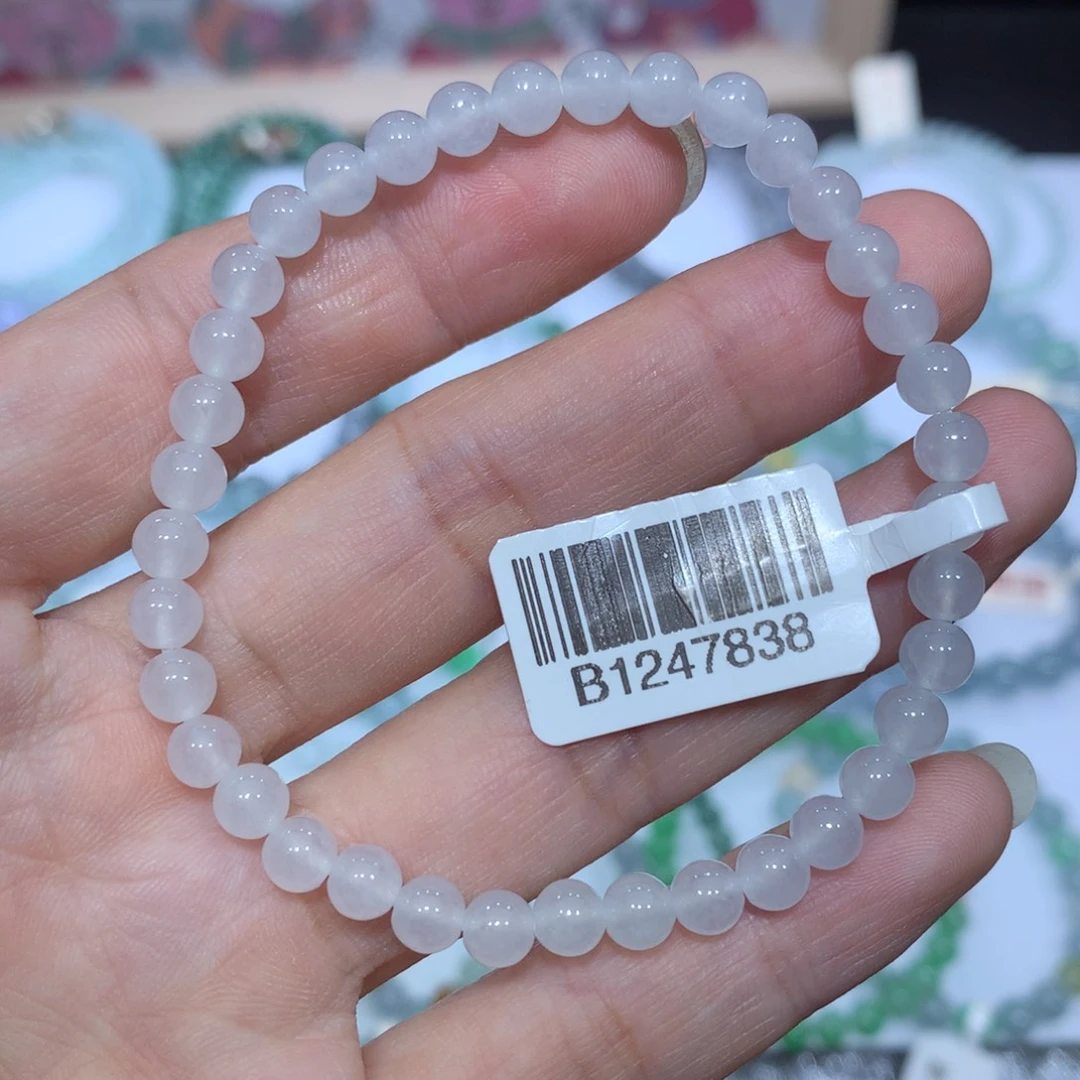 翡翠未镶嵌手链天然