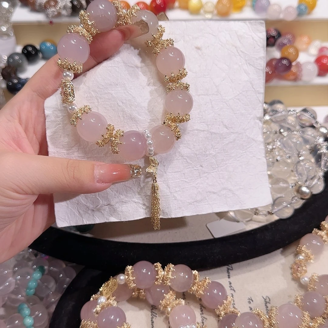 水晶手镯未镶嵌把