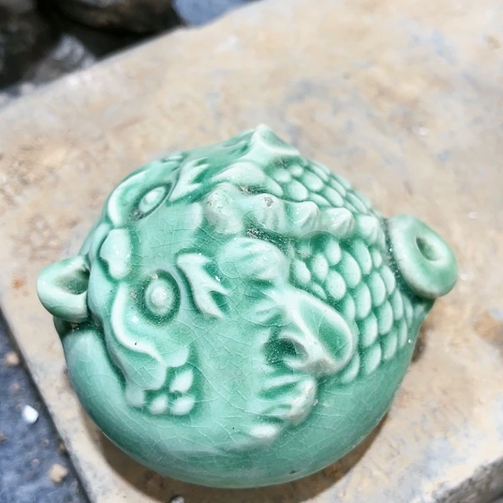 瓦当摆件摆件茶桌茶台陶瓷