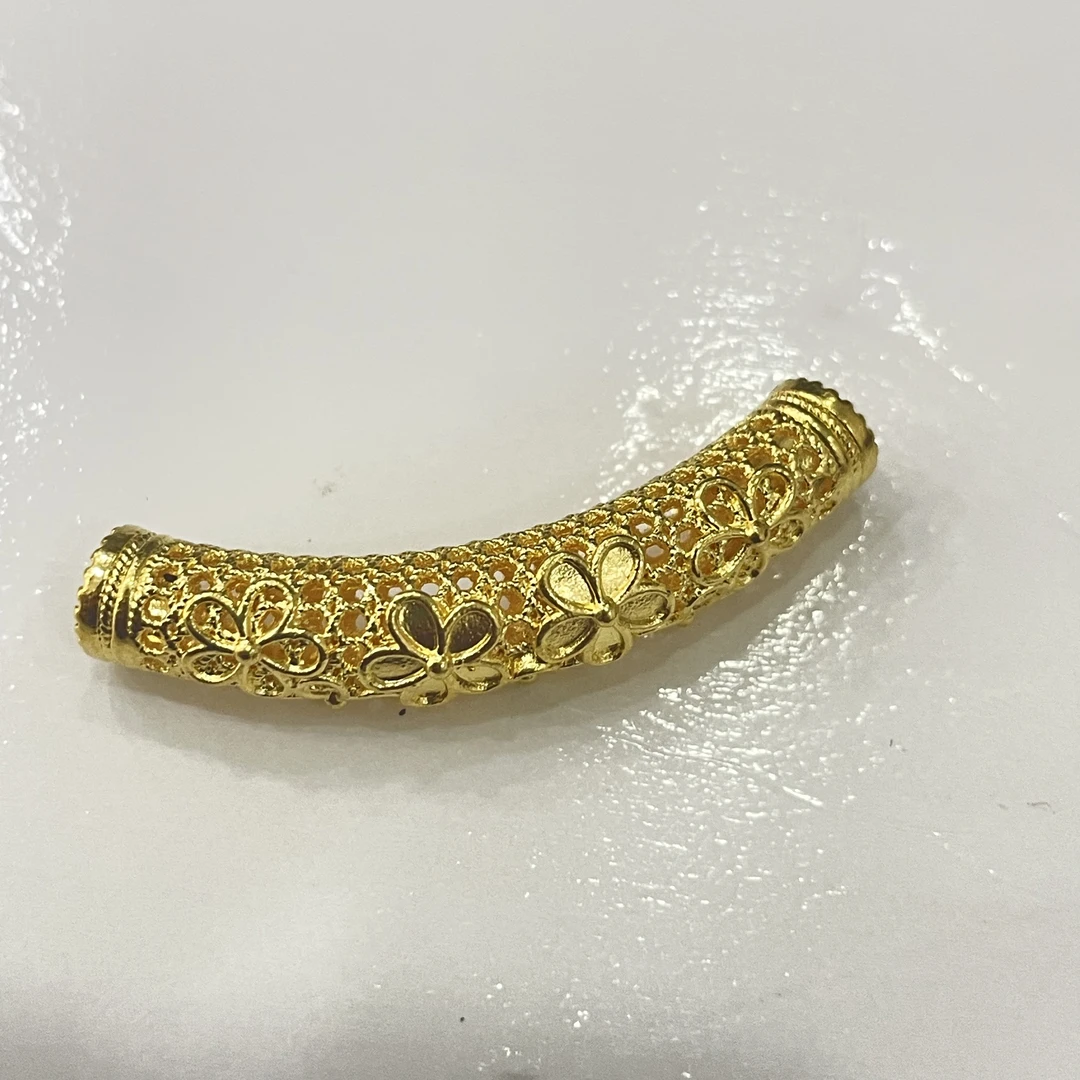 【莹莹专享】足金999投资金 花丝弯管GP    1.6纳金添福