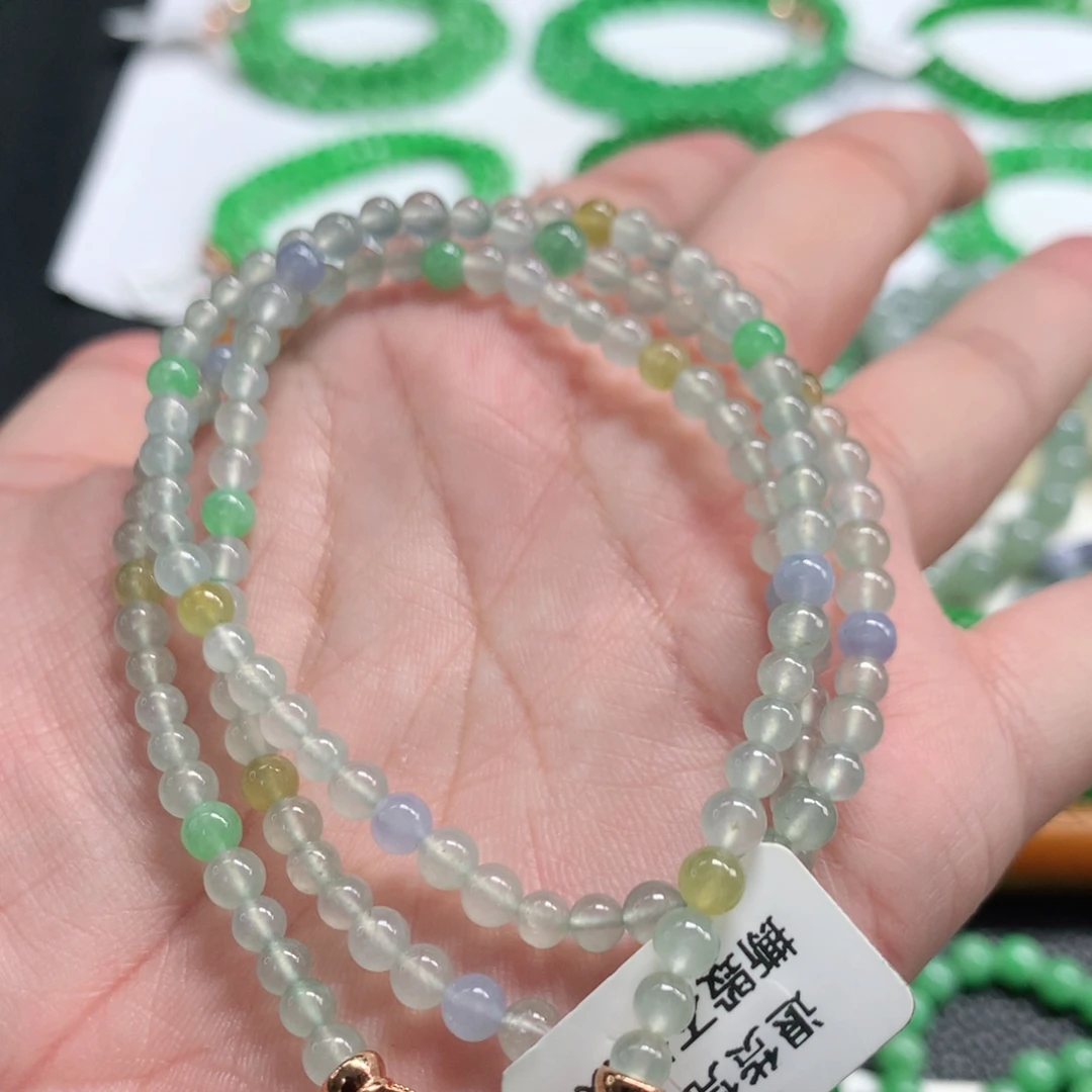 未镶嵌手链翡翠翡翠