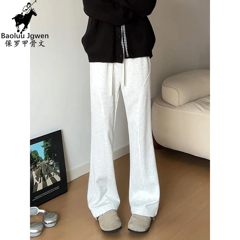 Baoluu Jgwen/保罗甲骨文松紧带潮流风卫裤裤子宽松休闲裤百搭