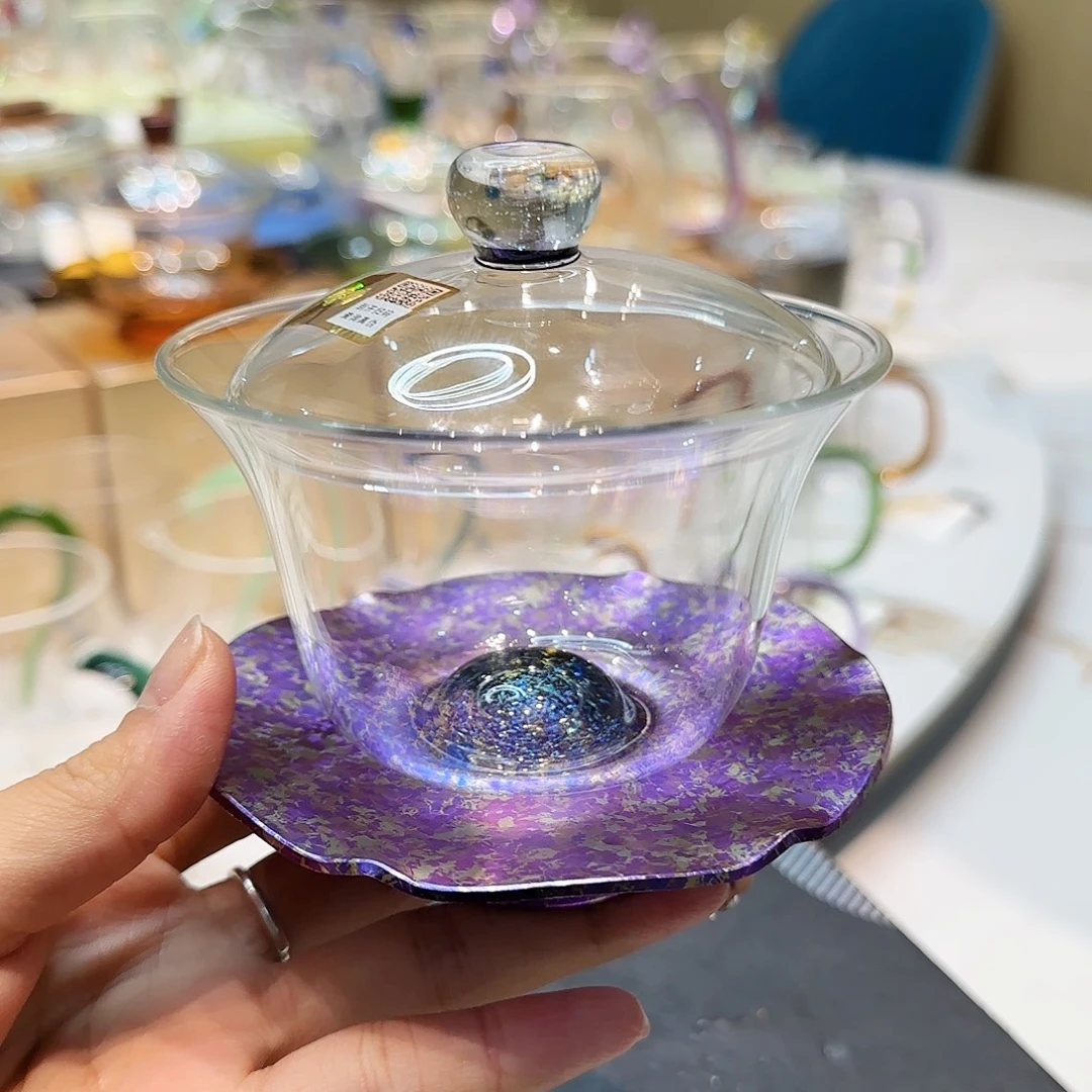 禾器斑斓耀辰盖碗
