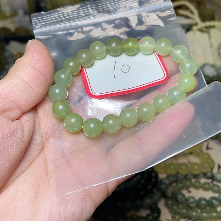 蛇纹石玉未镶嵌手链