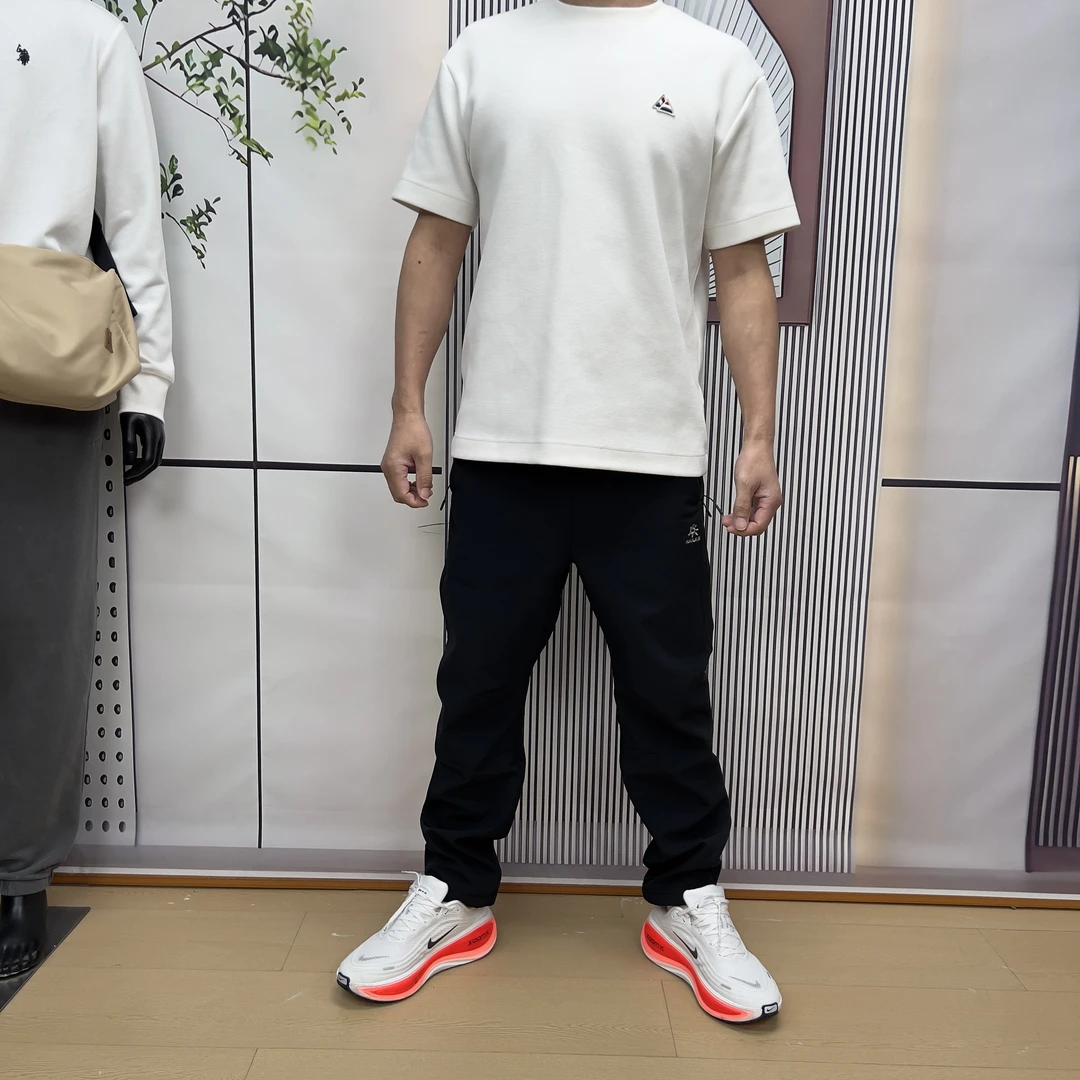 A-801小太阳男款加绒加厚中腰散口裤热销款