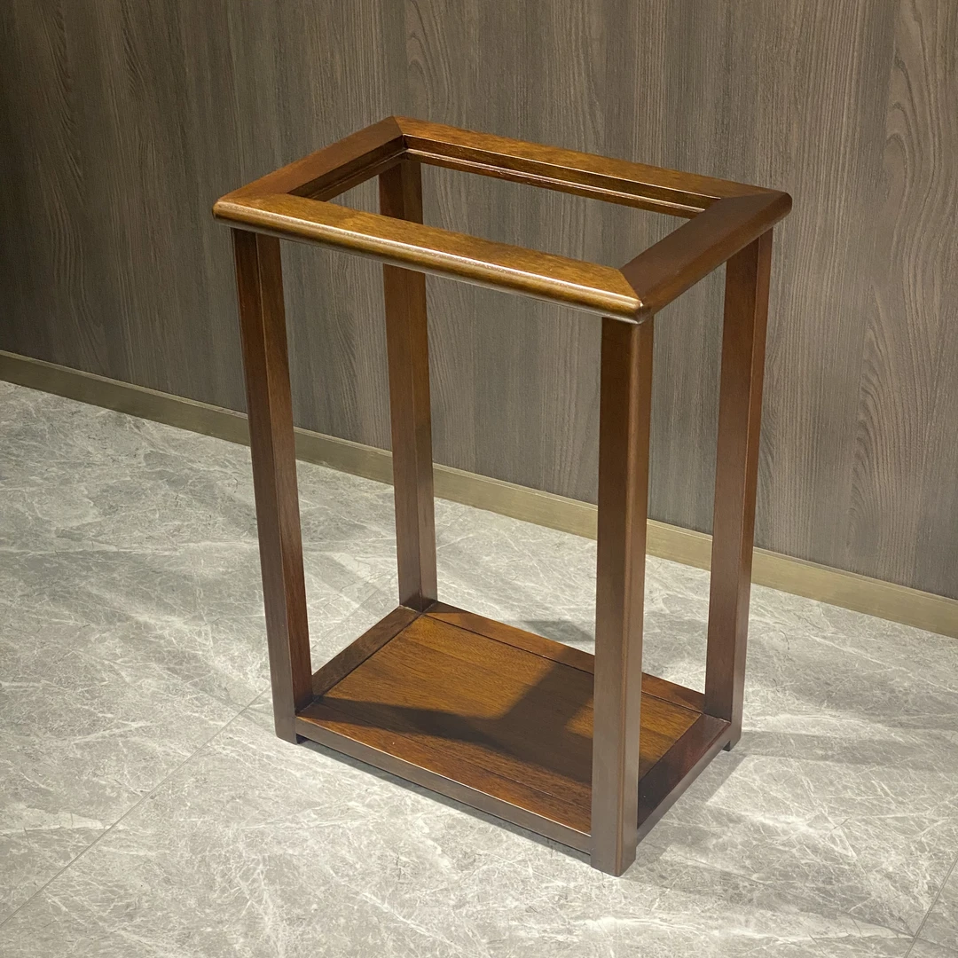 堂哥唯唯推荐-素面茶水架 边几 电磁炉架 尺寸:48.5*31.5*65