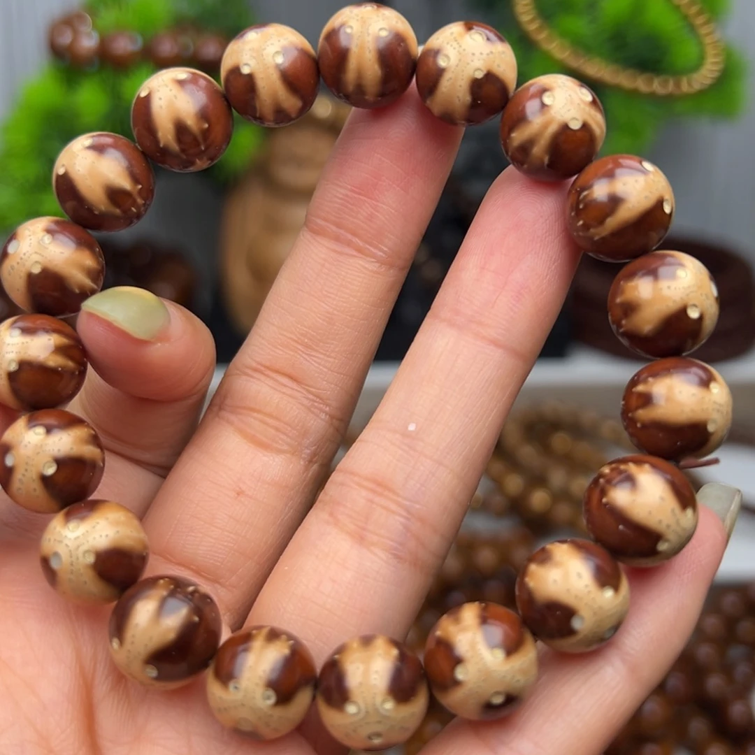 紫金鼠手串卡11+半实心熊猫