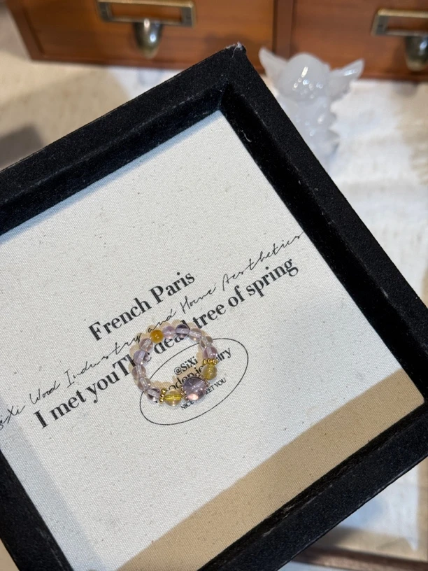 【奔富】天然紫水晶戒指 多样性发货