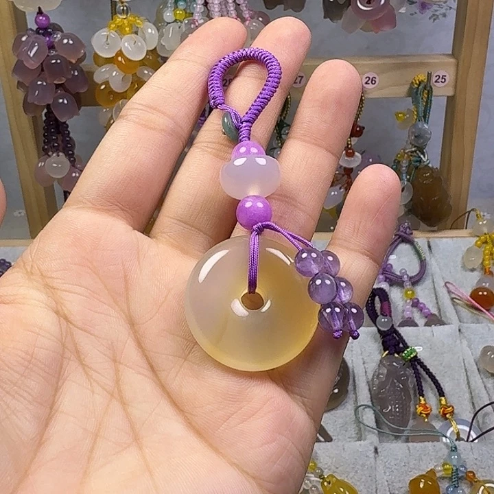 钥匙挂件福利款平安扣