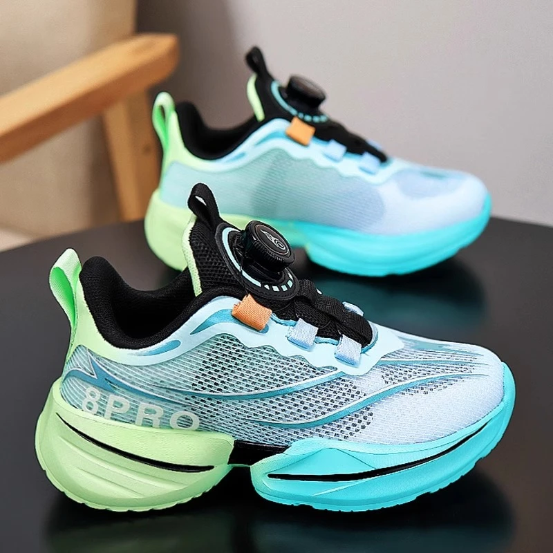 36I°C断码春秋男童网面透气跑步鞋软底儿童运动篮球减震训练网鞋