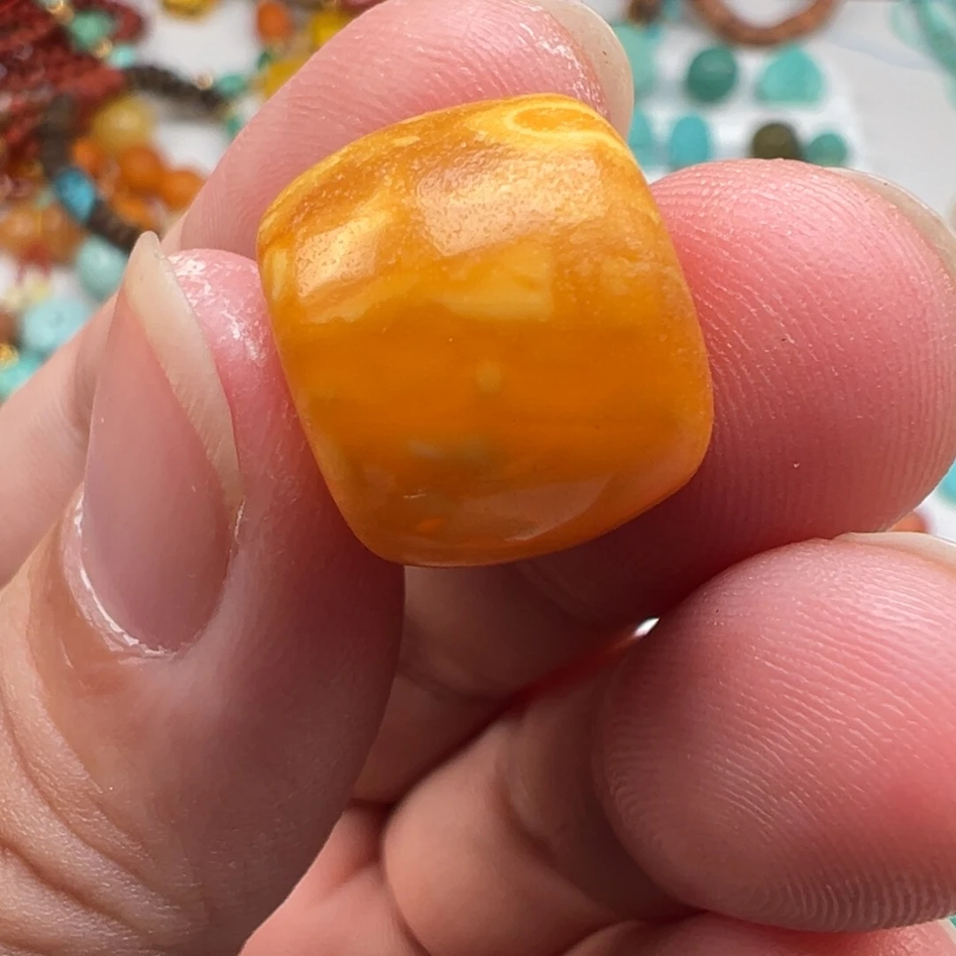 琥珀吊坠(不含链)未镶嵌直径15.7