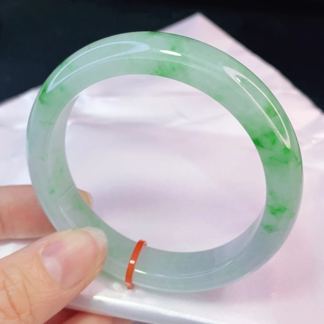 未镶嵌手镯翡翠53.5正圈新货强推（11）