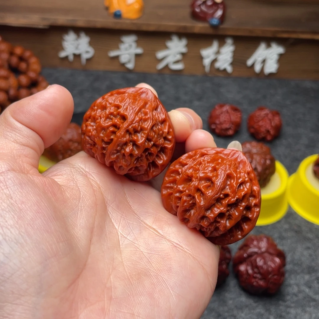 文玩核桃吊坠文玩核桃 手把件 宫灯 40