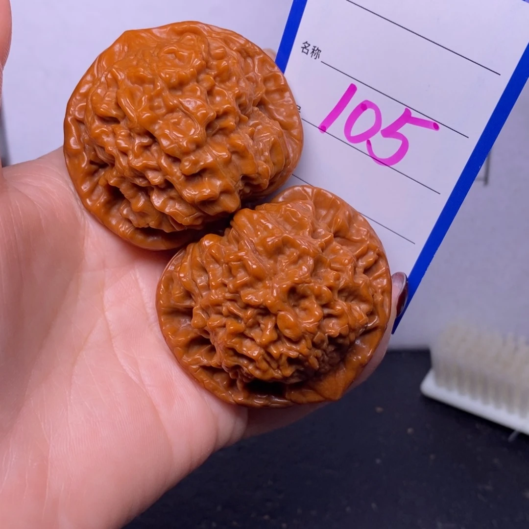 文玩核桃把件105/50官帽