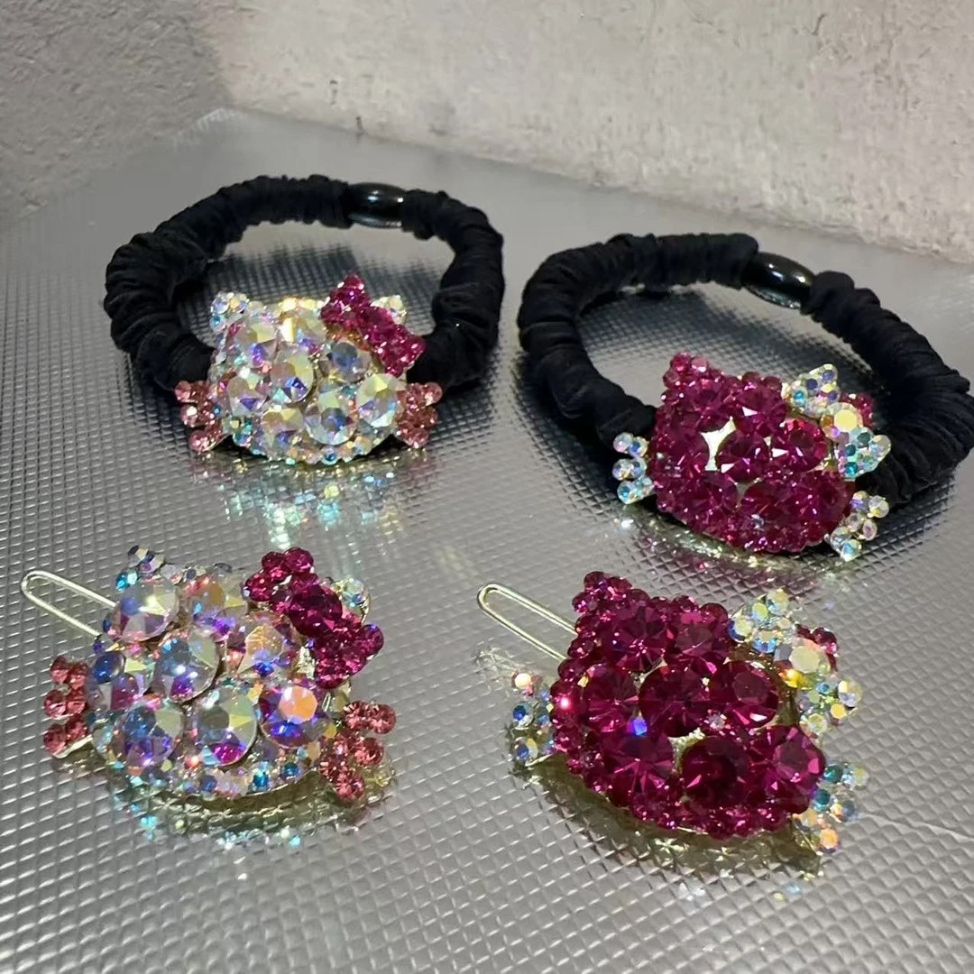 东大门金属猫咪发夹发圈Y0080