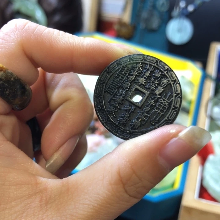 岫玉未镶嵌岫玉挂件