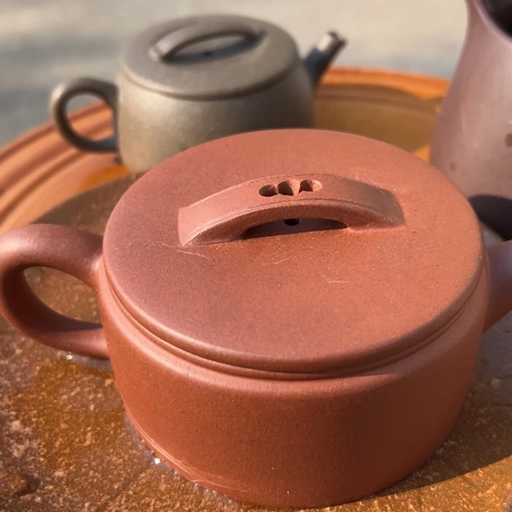 紫砂茶案紫泥汉瓦260cc