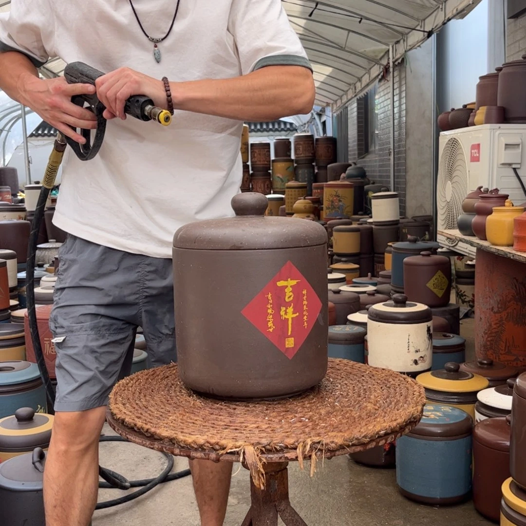 紫砂茶叶罐8 饼茶叶罐