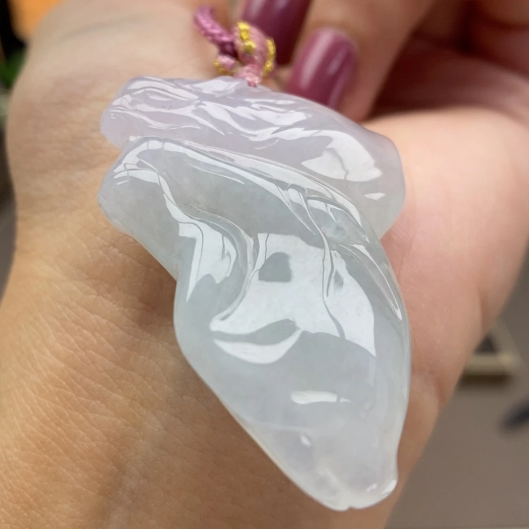 翡翠未镶嵌颈饰吊坠47
