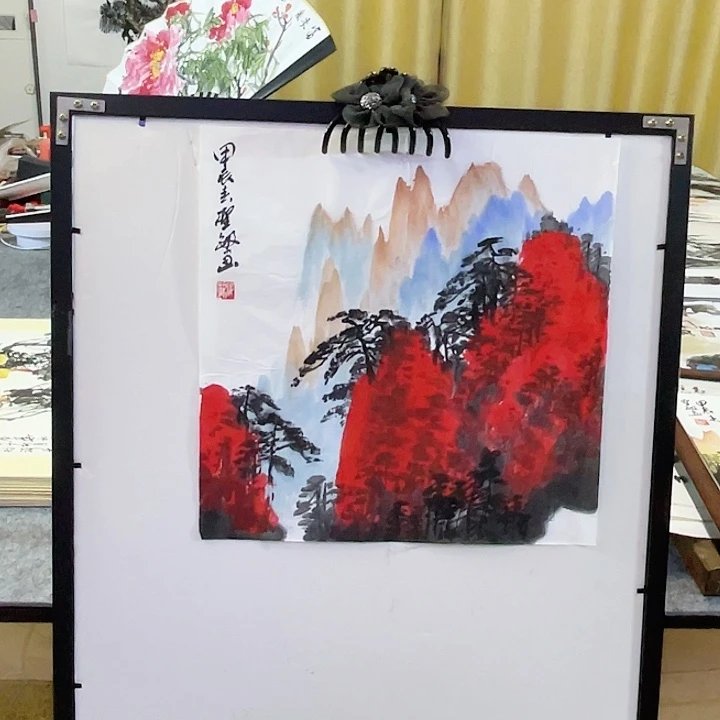 国画张圣敏先生纯手绘作品