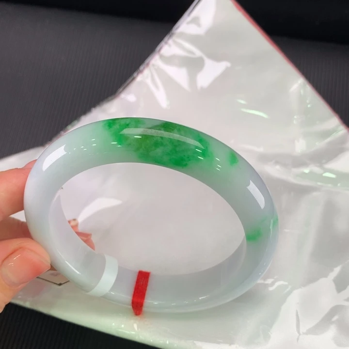 未镶嵌手镯翡翠正圈58