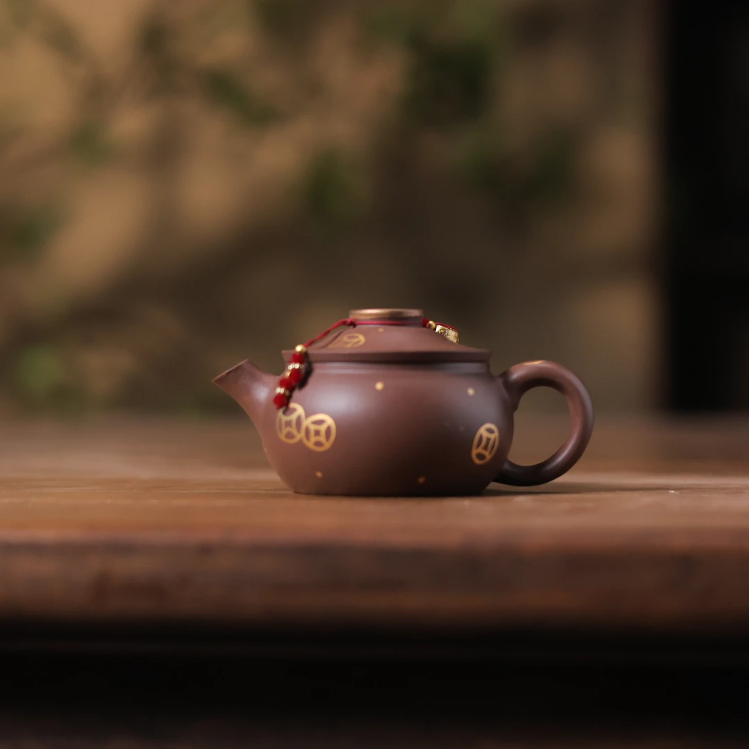 紫玉金砂壶110cc-茶道配件（窑云S0103）