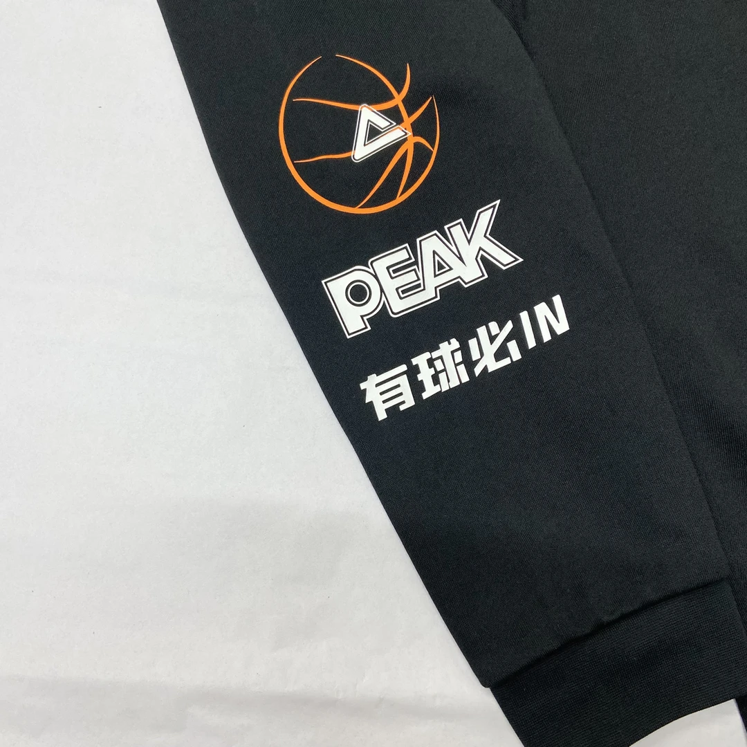 Peak/匹克33119-儿童男童春夏款运动风运动裤黑色休闲百搭运动会