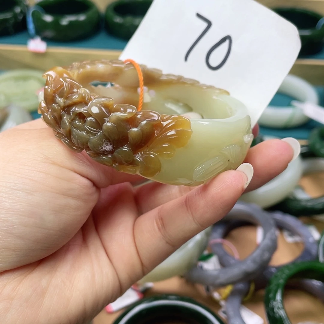 未镶嵌手镯和田玉圈口58